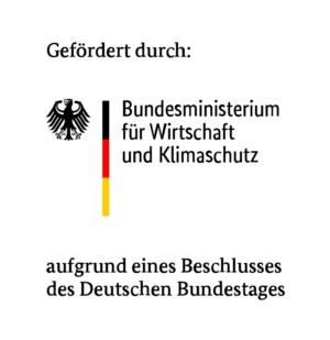 Förderlogo des Bundesministeriums für Wirtschaft und Klimaschutz
