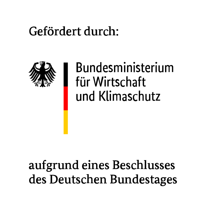 Förderlogo des Bundesministeriums für Wirtschaft und Klimaschutz