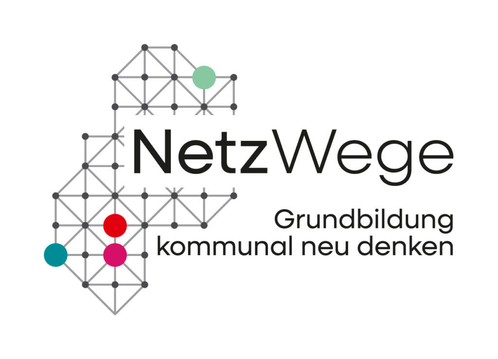 Das Logo zeigt eine stilisierte Hessenkarte als Netzwerk und der Projektname steht in der Karte